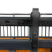 TMG Industrial 12’ Horse Stall Bamboo Panel, Vertical Bar Top, Front panel c/w Window/Feeder and Sliding Door, TMG-FHS13A and FHS13B