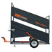 TMG Industrial 12’ Portable Cattle Loading Ramp, 2600-lb Chassis Capacity, 10,000 lb Hitch Capacity, Rib-Checkered Floor, TMG-CSR12