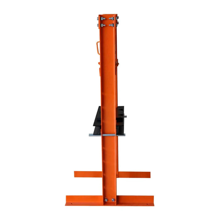 TMG Industrial 12 Ton Capacity Hydraulic Shop Press, H-Frame, Hand Crank Bottle Jack Pressing, 8 Bed Height Positions, TMG-ASP12