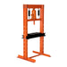 TMG Industrial 12 Ton Capacity Hydraulic Shop Press, H-Frame, Hand Crank Bottle Jack Pressing, 8 Bed Height Positions, TMG-ASP12