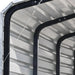 3.6 x 6 m Metal Shed Carport with 2.4 m Open Sidewalls, 2.9 m Peak Height, TMG-MSC1220 TMG Industrial