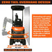 TMG Industrial 1200 KG Mini Compact Excavator, 14 HP Kubota Diesel, KDK Pump, Eaton Motor, Zero Tail Overhang, Adjustable Chassis Width, TMG-MVE12