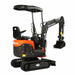 TMG Industrial 1200 KG Mini Compact Excavator, 14 HP Kubota Diesel, KDK Pump, Eaton Motor, Zero Tail Overhang, Adjustable Chassis Width, TMG-MVE12