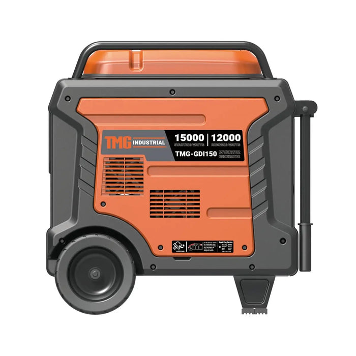 TMG Industrial 15000 Watt Digital Inverter Portable Generator, 10hrs 50% Load Run Time, EPA Compliance, TMG-GDI150