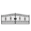 16-ft Bi-Parting Deluxe Wrought Iron Ornamental Gate (Discontinued, No Longer Available)