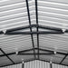TMG Industrial 16’ x 24’ Metal Garage Shed with Double Front Doors, 10’ Peak Height, Side Entry Door, 384 Sq-Ft Floor Space, TMG-MS1624