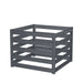 TMG Industrial 160 Gallon Slatted Metal Composter, Galvanized/Powder Coated, TMG-MCP37
