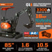 TMG Industrial 1600 KG Mini Compact Excavator, 16 HP Kubota Diesel, KDK Pump, Eaton Motor, 85” Digging Depth, TMG-MVE16