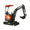 Compacte minigraafmachine van 1600 kg, 16 pk Kubota dieselmotor, KDK-pomp, Eaton-motor, graafdiepte 85 inch (216 cm) TMG-MVE16
