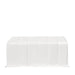 TMG Industrial 18’ x 30’ RV/Motorhome Storage Shelter, 17 oz PVC Fabric Cover, Front Roll-Up Door, Enclosed Rear Wall, 3-Layer Galvanized Steel Frame, 13’ Straight Sidewalls, TMG-ST1830