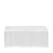 TMG Industrial 18’ x 45’ RV/Motorhome Storage Shelter, 17 oz PVC Fabric Cover, Front Roll-Up Door, Enclosed Rear Wall, 3-Layer Galvanized Steel Frame, 13’ Straight Sidewalls, TMG-ST1845