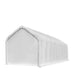 TMG Industrial 18’ x 45’ RV/Motorhome Storage Shelter, 17 oz PVC Fabric Cover, Front Roll-Up Door, Enclosed Rear Wall, 3-Layer Galvanized Steel Frame, 13’ Straight Sidewalls, TMG-ST1845
