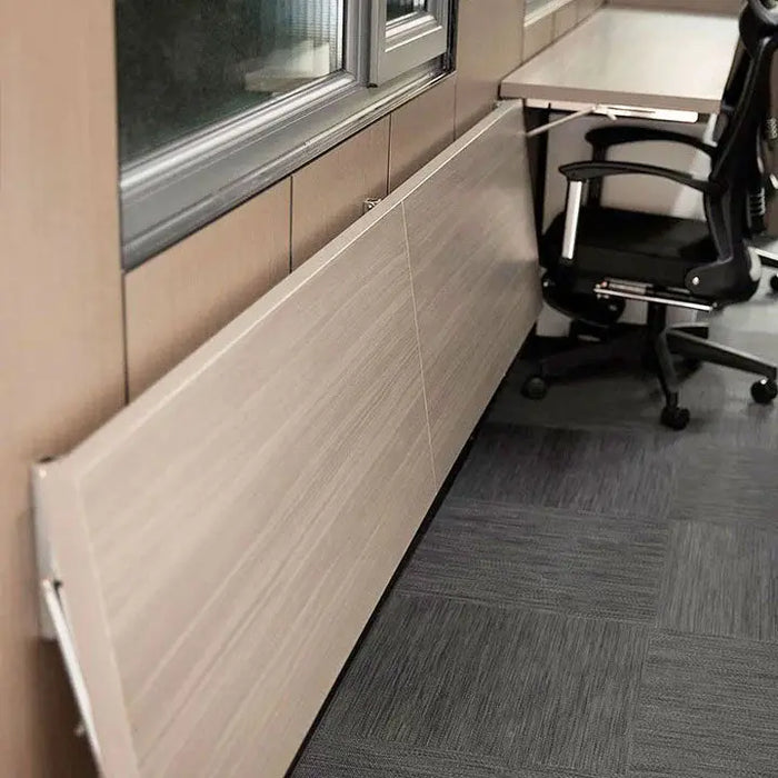 TMG Industrial 20’ Custom Built Steel Container Office, Working Area & Manager’s Office, 1 Leather Office Chair, 3 Ergonomic Office Chairs, TMG-SCO20