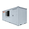 20’ Custom Built Steel Container Office, Working Area & Manager’s Office, 1 Leather Office Chair, 3 Ergonomic Office Chairs, TMG-SCO20