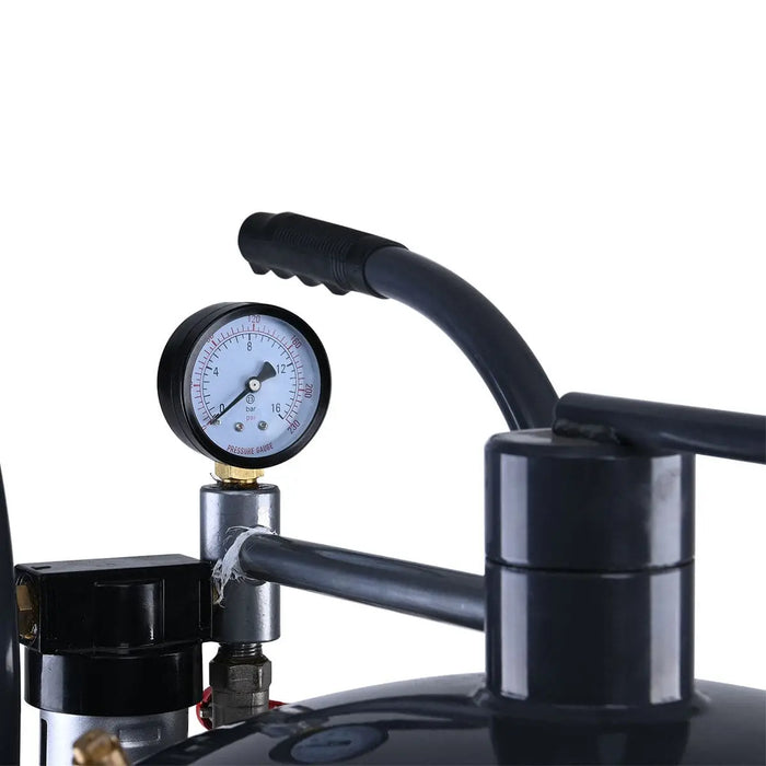 TMG Industrial 20 Gallon Portable Sandblaster, 125 PSI, 25 CFM, 8’ Hose, 5” Rubber Wheels, Filling Funnel, TMG-ABT20