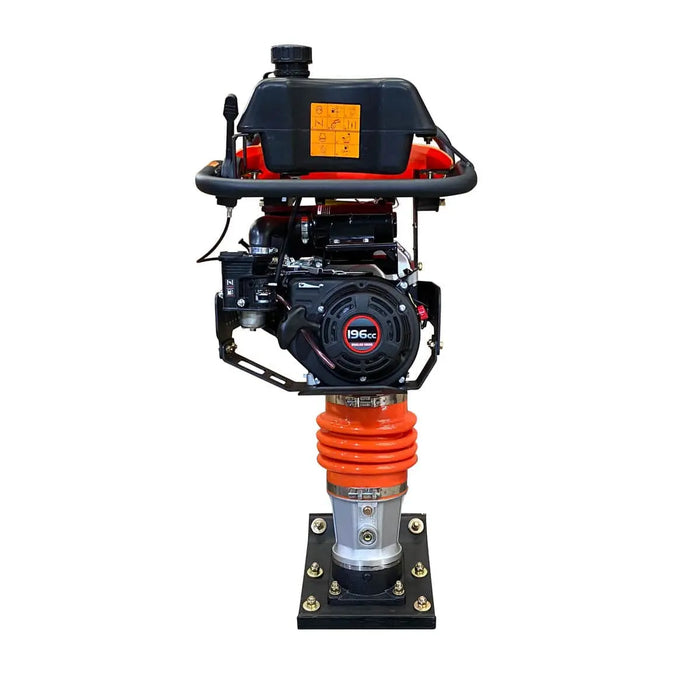 TMG Industrial 2250-lb Jumping Jack Tamping Rammer Compactor, 26” Compaction Depth, Asphalt, Cohesive & Granular Soils, TMG-RM80