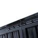 TMG Industrial 25-ft Driveway Privacy Sliding Wrought Iron Gate, Fully Welded Structure & Panels, In-Ground Rail Track, TMG-MGS25