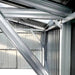 TMG Industrial 25’ x 33’ Double Garage Metal Barn Shed with Side Entry Door, 825 Sq-Ft Floor Space, 9’8” Eave Height, 27 GA Metal, Skylights, 4/12 Roof Pitch, TMG-MS2533 (Discontinued)