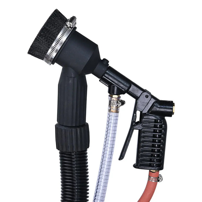 TMG Industrial 28 Gallon Abrasive Sandblaster w/Vacuum, 1200W, 22 CFM, 125-lb Capacity, TMG-ABC28