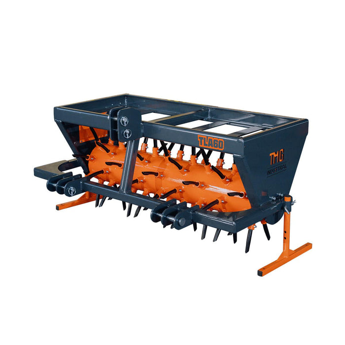 3 Point Hitch Drum Plug Aerator, 62" Working Width, Cat 1 & Cat 2 Tractors, 5" Plug Length, TMG-TLA60