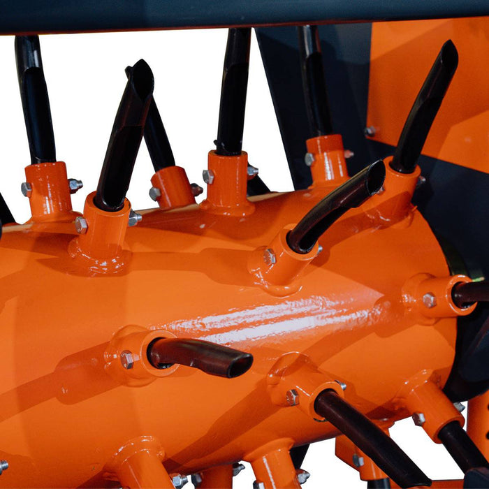 3 Point Hitch Drum Plug Aerator, 62" Working Width, Cat 1 & Cat 2 Tractors, 5" Plug Length, TMG-TLA60