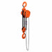 TMG Industrial 3 Ton 10' Lift Chain Hoist, 360° Swivel Hook, ASME B30.16, TMG-AHC3