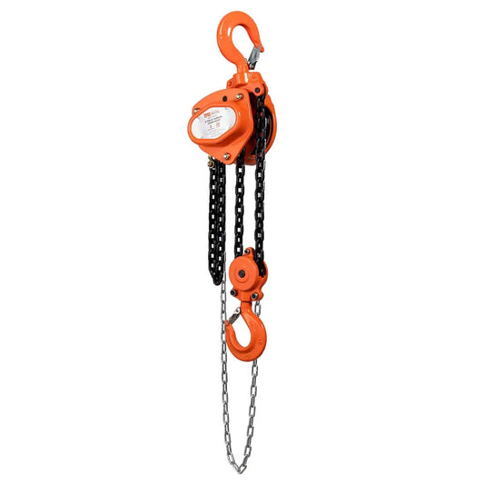 TMG Industrial 3 Ton 10' Lift Chain Hoist, 360° Swivel Hook, ASME B30.16, TMG-AHC3