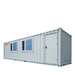 TMG Industrial 30’ Custom Built Steel Container Office, Working Area & Manager’s Office, 1 Leather Office Chair, 4 Ergonomic Office Chairs, TMG-SCO30