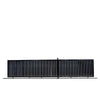 30-ft Driveway Privacy Sliding Wrought Iron Gate, Fully Welded Structure & Panels, In-Ground Rail Track, TMG-MGS30