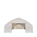 TMG Industrial 30' x 70' Straight Wall Peak Ceiling Storage Shelter with Heavy Duty 11 oz PE Cover & Drive Through Doors, TMG-ST3070E(Previously ST3070)