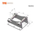 TMG Industrial 32" Excavator Brush Flail Mower, 3 to 5-ton Carrier, 10-16 GPM, TMG-EFM32
