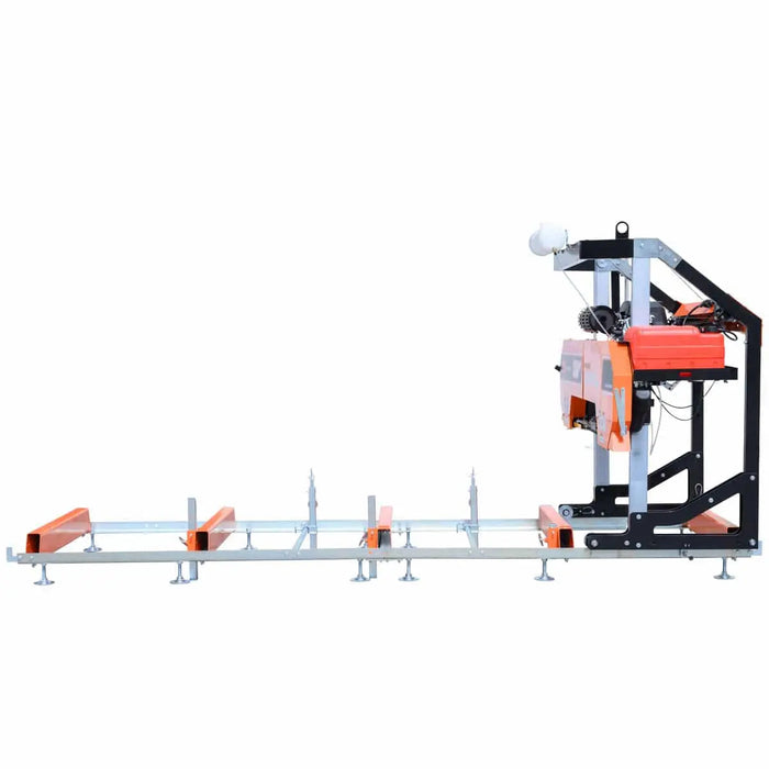40" draagbare zaagmachine, 13' rupsbandlengte, 24 pk V-twin motor, 4-koloms onderstel, 10 liter watertank, EPA-gecertificeerde brandstoftank, TMG-PSM38