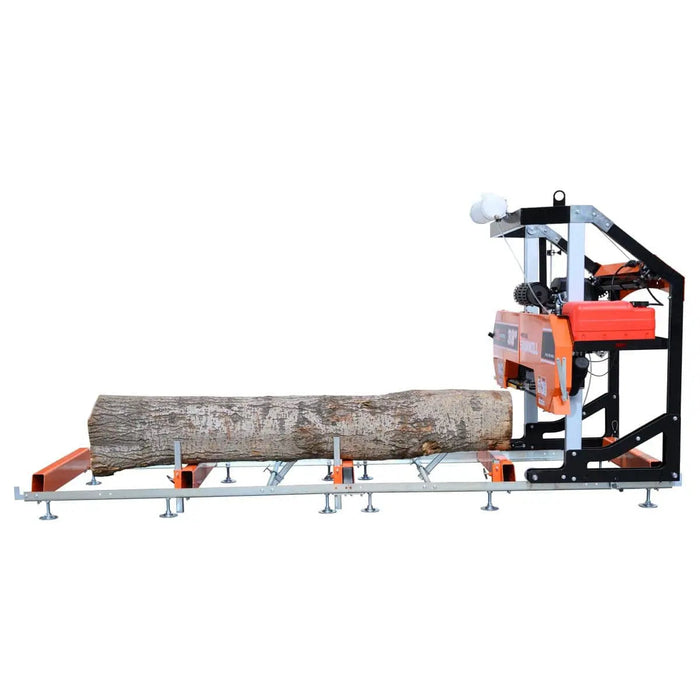 40" draagbare zaagmachine, 13' rupsbandlengte, 24 pk V-twin motor, 4-koloms onderstel, 10 liter watertank, EPA-gecertificeerde brandstoftank, TMG-PSM38
