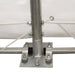 TMG Industrial 40' x 40' Dual Truss Container Shelter with Heavy Duty 21 oz PVC Cover, Fully Enclosed front and back endwalls, TMG-DT4041CG