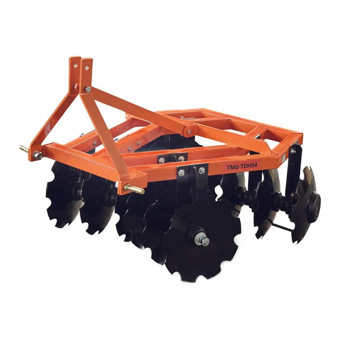 48" Notched Disc Harrow, 3-Point Hitch, Cat 1 Hook-up, 20-30 HP Tractors, TMG-TDH04