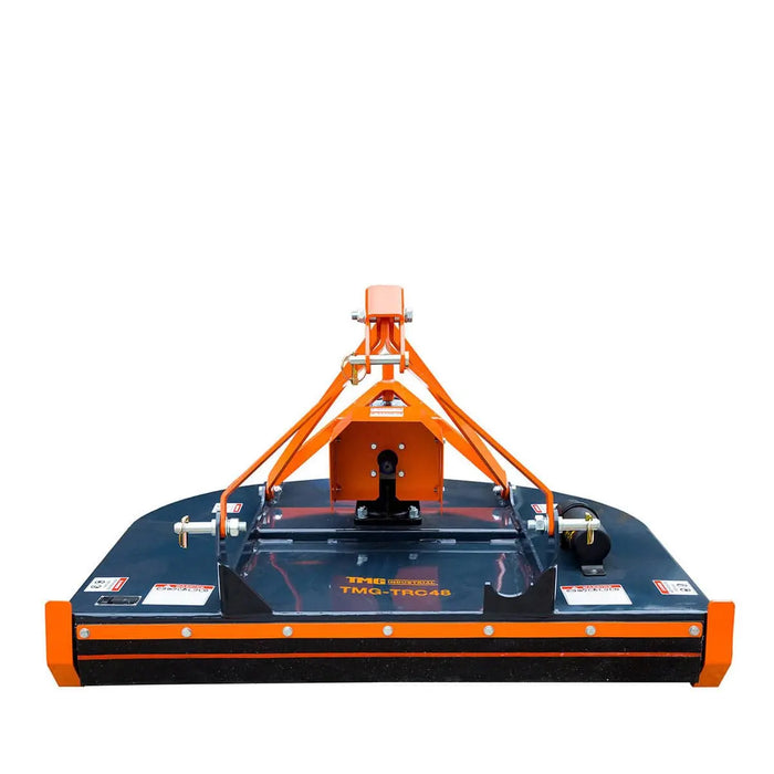 TMG Industrial 48” Rotary Cutter, 3-Point Hitch, 20-60 HP Tractors, 540 RPM, Slip Clutch PTO Shaft Included, TMG-TRC48