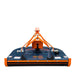 TMG Industrial 48” Rotary Cutter, 3-Point Hitch, 20-60 HP Tractors, 540 RPM, Slip Clutch PTO Shaft Included, TMG-TRC48
