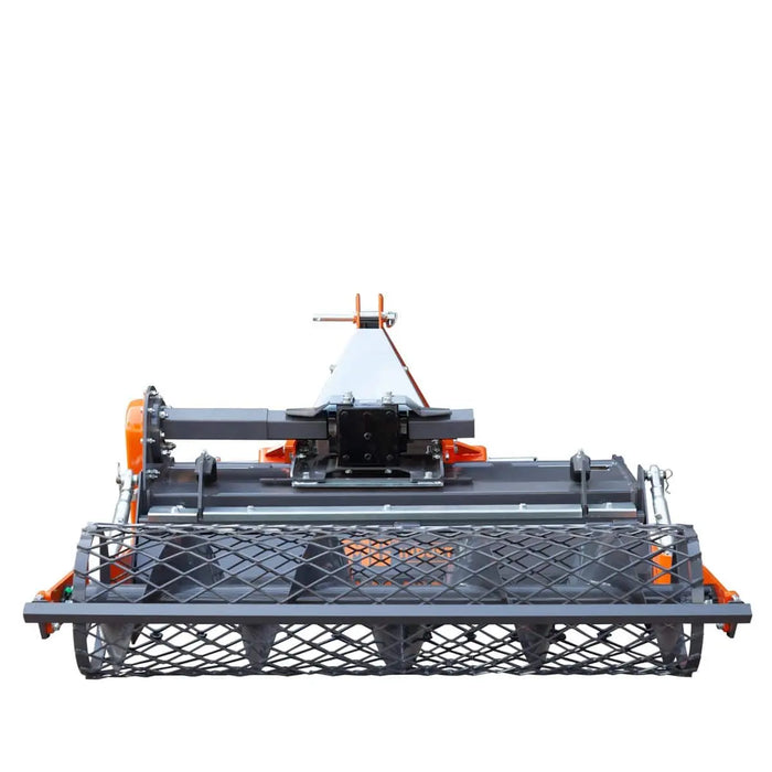 TMG Industrial 48" Stone Burier Rotary Tiller, 3-Point Hitch, Category 1 Hookup, 25-50 HP Tractors, PTO Shaft Included, 2-1/2" Stone Capacity, TMG-TSB48 (Discontinued)