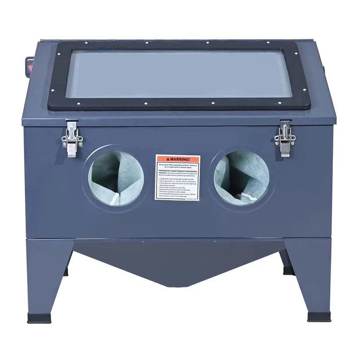 TMG Industrial 50 Gallon/190L Top-Open Bench Top Abrasive Sandblaster w/View Window, 115 PSI, 15 CFM, TMG-ABC50