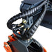 TMG Industrial 50" Skid Steer Rotary Log Grapple, 360° Rotation, 12V Solenoid Control Valve, 4500 LB Capacity, TMG-SLG49 (Discontinued)