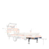 183 cm Extension Sub-Frame for TMG-PSM30, 2994 kg Capacity, Leveling Jacks (907 kg Capacity), Saw Head Anti-Roll Plate, 25 cm Leveling Height Adjustment, Reversible Design, TMG-PSM30-Sframe-6EX