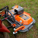 TMG Industrial 60” Offset Orchard Finishing Weeding Mower w/Swivel-Arm Disc Device, 3-Point Hitch, TMG-TMO60