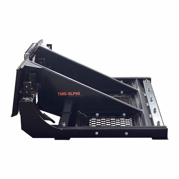60" Skid Steer Land Plane, Adjustable & Reversible Scarifier Teeth, Bolt-On Cutting Blades, Removable Sift Screen TMG-SLP60