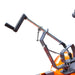 TMG Industrial 72” 3-Point Hitch Snow Blower, 25-90 HP, 24” Diameter Impeller, 360° Snow Chute, CAT 1 & CAT 2 Suspension, TMG-TBS72