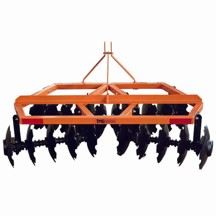 72" getande schijveneg, driepuntsophanging, Cat 1-aansluiting, tractoren van 25-45 pk, TMG-TDH06