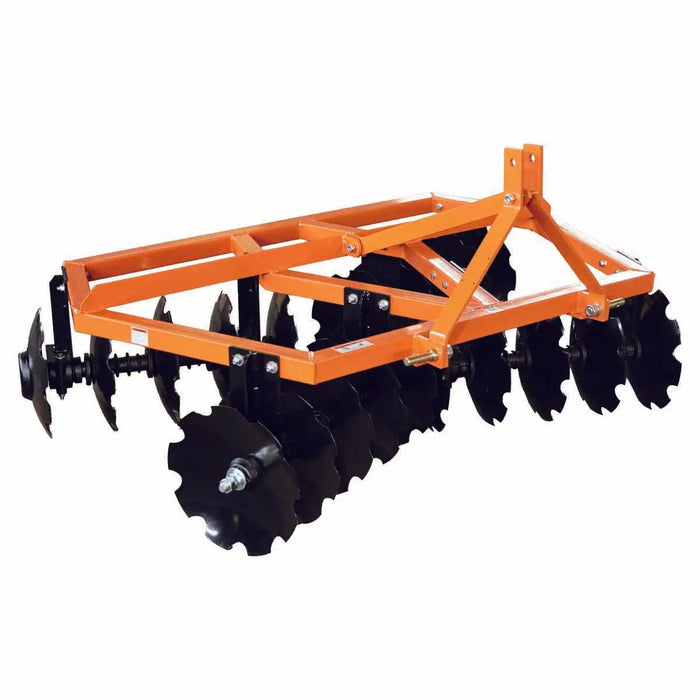 72" getande schijveneg, driepuntsophanging, Cat 1-aansluiting, tractoren van 25-45 pk, TMG-TDH06