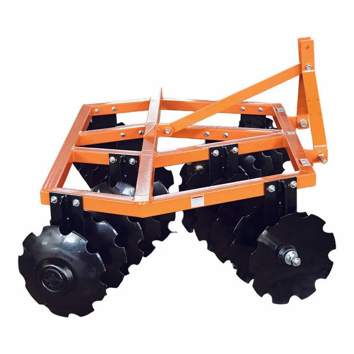 72" getande schijveneg, driepuntsophanging, Cat 1-aansluiting, tractoren van 25-45 pk, TMG-TDH06