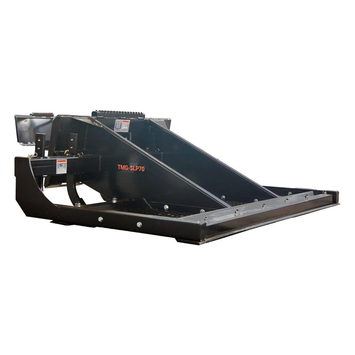 72" Skid Steer Land Plane, Adjustable & Reversible Scarifier Teeth, Bolt-On Cutting Blades, Removable Sift Screen, TMG-SLP70