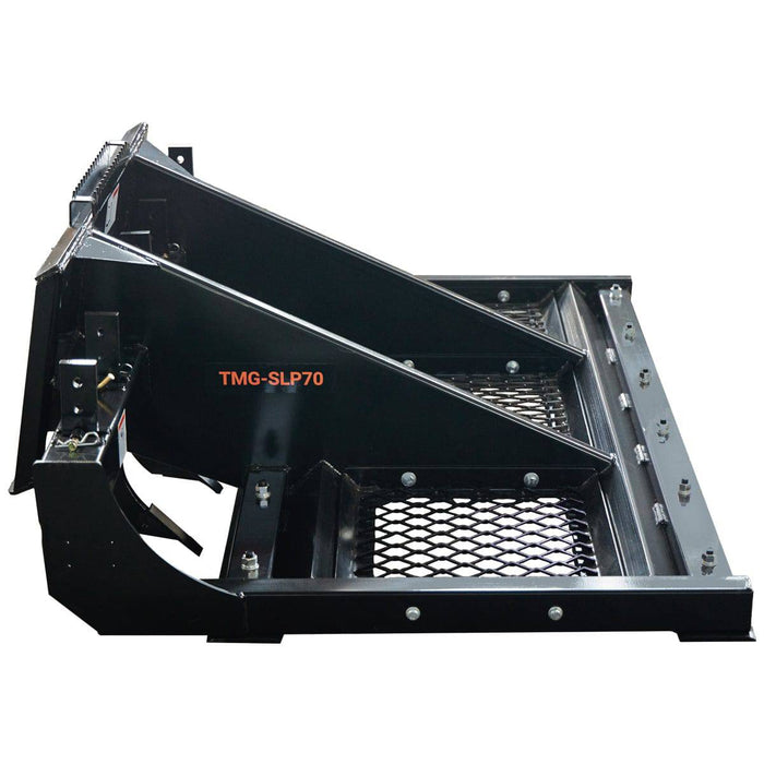 72" Skid Steer Land Plane, Adjustable & Reversible Scarifier Teeth, Bolt-On Cutting Blades, Removable Sift Screen, TMG-SLP70