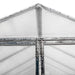 TMG Industrial 8’ x 26’ Greenhouse Grow Tent w/20 Mil Ripstop Leno Mesh PVC Cover, Galvanized Steel Frame, Roll-up Windows, TMG-GH826